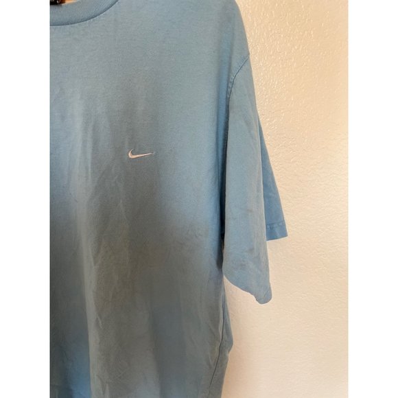 Nike Light Blue Short Sleeve Tshirt Men's Size Large Mens Tee Casual Athletic To - Picture 3 of 6